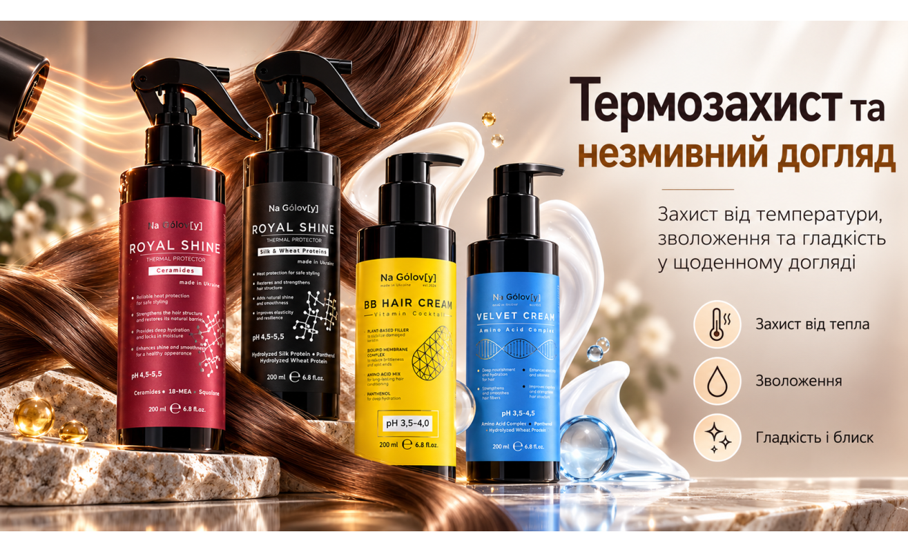 Термозахист для волосся: коли він потрібен і як поєднати спрей з незмивним кремом
