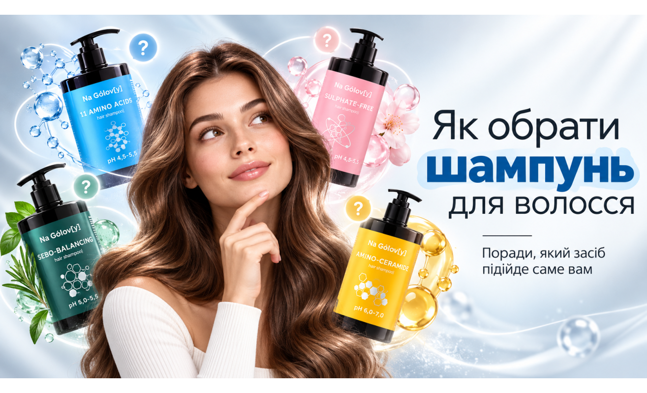 Як обрати шампунь для волосся: орієнтуємося на шкіру голови, стан волосся та щоденні потреби